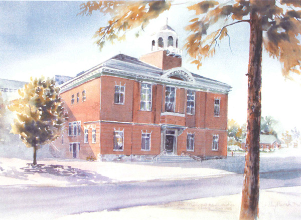 Municipal Administrative Centre - Water Colour Painting